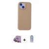 MARSİLYAN™- iPhone 15 Kılıf Ahenk Serisi - Siyah Joko Magic 5D Cam + Raze Metal Kamera Lens - PE
