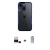 MARSİLYAN™- iPhone 15 Kılıf Akış Çizgi Koleksiyonu - Siyah Joko Magic 5D Cam + Bilvis Titan Kamera Lens - SH