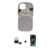 MARSİLYAN™- iPhone 15 Kılıf Akış Yansıma - Şeffaf 360 Full Body Arka Koruyucu + Bilvis Titan Kamera Lens - PE