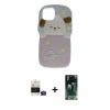 MARSİLYAN™- iPhone 15 Kılıf Akış Yansıma - Siyah 360 Mat Full Body Arka Koruyucu + Bilvis Titan Kamera Lens - YL