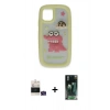MARSİLYAN™- iPhone 15 Kılıf Akış Yansıma - Siyah 360 Mat Full Body Arka Koruyucu + Bilvis Titan Kamera Lens - YL