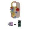 MARSİLYAN™- iPhone 15 Kılıf Akış Yansıma - Siyah 360 Mat Full Body Arka Koruyucu + Raze Metal Kamera Lens - YL