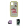 MARSİLYAN™- iPhone 15 Kılıf Akış Yansıma - Siyah 360 Mat Full Body Arka Koruyucu + Raze Metal Kamera Lens - YL