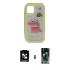 MARSİLYAN™- iPhone 15 Kılıf Akış Yansıma - Siyah 360 Mat Full Body Arka Koruyucu + PVD Metal Kamera Lens - TU