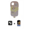 MARSİLYAN™- iPhone 15 Kılıf Akış Yansıma - Siyah Buffer Hayalet Cam Ekran Koruyucu + PVD Metal Kamera Lens - YL