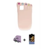 MARSİLYAN™- iPhone 15 Kılıf Akış Yansıma - Siyah Buffer Hayalet Cam Ekran Koruyucu + Raze Metal Kamera Lens - YL
