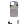 MARSİLYAN™- iPhone 15 Kılıf Akış Yansıma - Siyah Joko Magic 5D Cam + Bilvis Titan Kamera Lens - PE