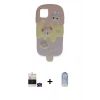 MARSİLYAN™- iPhone 15 Kılıf Akış Yansıma - Siyah Joko Magic 5D Cam + Bilvis Titan Kamera Lens - YL
