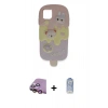 MARSİLYAN™- iPhone 15 Kılıf Akış Yansıma - Siyah Joko Magic 5D Cam + Raze Metal Kamera Lens - PE