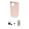 MARSİLYAN™- iPhone 15 Kılıf Akış Yansıma - Siyah Polymer Nano Ekran Koruyucu + Bilvis Titan Kamera Lens - SH