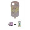 MARSİLYAN™- iPhone 15 Kılıf Akış Yansıma - Siyah Polymer Nano Ekran Koruyucu + Raze Metal Kamera Lens - PE
