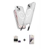 MARSİLYAN™- iPhone 15 Kılıf Atlas Doku Koleksiyonu - Siyah Bilvis 3D Mat Cam Ekran Koruyucu + Bilvis Titan Kamera Lens - PE