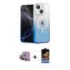MARSİLYAN™- iPhone 15 Kılıf Eksen Minimal Özel Seri - Siyah Buffer Hayalet Cam Ekran Koruyucu + Raze Metal Kamera Lens - SI