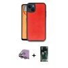 MARSİLYAN™- iPhone 15 Kılıf Kıvılcım Işık Serisi - Şeffaf 360 Full Body Arka Koruyucu + Raze Metal Kamera Lens - PE