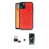 MARSİLYAN™- iPhone 15 Kılıf Kıvılcım Işık Serisi - Şeffaf 360 Full Body Arka Koruyucu + Bilvis Titan Kamera Lens - YL