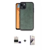 MARSİLYAN™- iPhone 15 Kılıf Kıvılcım Işık Serisi - Siyah Bilvis 3D Mat Cam Ekran Koruyucu + Bilvis Titan Kamera Lens - PE
