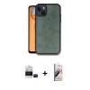 MARSİLYAN™- iPhone 15 Kılıf Kıvılcım Işık Serisi - Siyah Bilvis 3D Mat Cam Ekran Koruyucu + Bilvis Titan Kamera Lens - SH