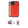 MARSİLYAN™- iPhone 15 Kılıf Kıvılcım Işık Serisi - Siyah Bilvis 3D Mat Cam Ekran Koruyucu + Raze Metal Kamera Lens - YL