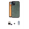 MARSİLYAN™- iPhone 15 Kılıf Kıvılcım Işık Serisi - Siyah Joko Magic 5D Cam + Bilvis Titan Kamera Lens - SH