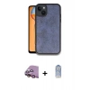 MARSİLYAN™- iPhone 15 Kılıf Kıvılcım Işık Serisi - Siyah Joko Magic 5D Cam + Raze Metal Kamera Lens - PE