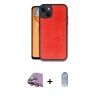 MARSİLYAN™- iPhone 15 Kılıf Kıvılcım Işık Serisi - Siyah Joko Magic 5D Cam + Raze Metal Kamera Lens - PE