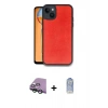 MARSİLYAN™- iPhone 15 Kılıf Kıvılcım Işık Serisi - Siyah Joko Magic 5D Cam + Raze Metal Kamera Lens - YL