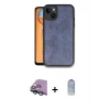 MARSİLYAN™- iPhone 15 Kılıf Kıvılcım Işık Serisi - Siyah Joko Magic 5D Cam + Raze Metal Kamera Lens - YL
