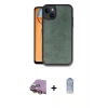 MARSİLYAN™- iPhone 15 Kılıf Kıvılcım Işık Serisi - Siyah Joko Magic 5D Cam + Raze Metal Kamera Lens - SI