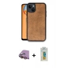 MARSİLYAN™- iPhone 15 Kılıf Kıvılcım Işık Serisi - Siyah Polymer Nano Ekran Koruyucu + Raze Metal Kamera Lens - SI