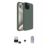 MARSİLYAN™- iPhone 15 Kılıf Kozmos Yansıma Özel Seri - Siyah Joko Magic 5D Cam + Bilvis Titan Kamera Lens - YL