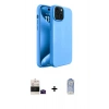MARSİLYAN™- iPhone 15 Kılıf Kozmos Yansıma Özel Seri - Siyah Joko Magic 5D Cam + Bilvis Titan Kamera Lens - SH
