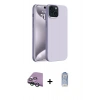 MARSİLYAN™- iPhone 15 Kılıf Kozmos Yansıma Özel Seri - Siyah Joko Magic 5D Cam + Raze Metal Kamera Lens - YL