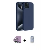 MARSİLYAN™- iPhone 15 Kılıf Kozmos Yansıma Özel Seri - Siyah Joko Magic 5D Cam + Raze Metal Kamera Lens - YL