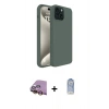 MARSİLYAN™- iPhone 15 Kılıf Kozmos Yansıma Özel Seri - Siyah Joko Magic 5D Cam + Raze Metal Kamera Lens - SI
