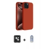 MARSİLYAN™- iPhone 15 Kılıf Kozmos Yansıma Özel Seri - Siyah Joko Magic 5D Cam + PVD Metal Kamera Lens - YL