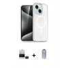MARSİLYAN™- iPhone 15 Kılıf Nova Asil Prime - Siyah Joko Magic 5D Cam + Bilvis Titan Kamera Lens - PE