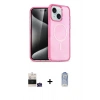 MARSİLYAN™- iPhone 15 Kılıf Nova Asil Prime - Siyah Joko Magic 5D Cam + Yeşil Bilvis Titan Kamera Lens