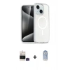 MARSİLYAN™- iPhone 15 Kılıf Nova Asil Prime - Siyah Joko Magic 5D Cam + Yeşil Bilvis Titan Kamera Lens