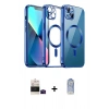 MARSİLYAN™- iPhone 15 Kılıf Nova Işık Özel Seri - Siyah Joko Magic 5D Cam + Bilvis Titan Kamera Lens - SH