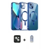 MARSİLYAN™- iPhone 15 Kılıf Nova Işık Özel Seri - Siyah Joko Magic 5D Cam + PVD Metal Kamera Lens - YL