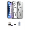 MARSİLYAN™- iPhone 15 Kılıf Nova Işık Özel Seri - Siyah Joko Magic 5D Cam + Bilvis Titan Kamera Lens - YL