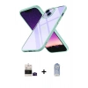 MARSİLYAN™- iPhone 15 Kılıf Nova Işık Serisi - Siyah Joko Magic 5D Cam + Bilvis Titan Kamera Lens - SH