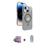 MARSİLYAN™- iPhone 15 Kılıf Nova Modern Prime - Siyah Joko Magic 5D Cam + Sarı Raze Metal Kamera Lens