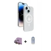 MARSİLYAN™- iPhone 15 Kılıf Nova Modern Prime - Siyah Joko Magic 5D Cam + Sarı Raze Metal Kamera Lens