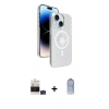 MARSİLYAN™- iPhone 15 Kılıf Nova Modern Prime - Siyah Joko Magic 5D Cam + Bilvis Titan Kamera Lens - YL