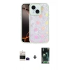 MARSİLYAN™- iPhone 15 Kılıf Odak Prime - Siyah 360 Mat Full Body Arka Koruyucu + Bilvis Titan Kamera Lens - SH