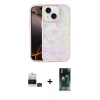 MARSİLYAN™- iPhone 15 Kılıf Odak Prime - Siyah 360 Mat Full Body Arka Koruyucu + Bilvis Titan Kamera Lens - YL