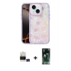 MARSİLYAN™- iPhone 15 Kılıf Odak Prime - Siyah 360 Mat Full Body Arka Koruyucu + Bilvis Titan Kamera Lens - YL
