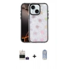 MARSİLYAN™- iPhone 15 Kılıf Odak Prime - Siyah Joko Magic 5D Cam + Bilvis Titan Kamera Lens - PE