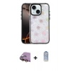 MARSİLYAN™- iPhone 15 Kılıf Odak Prime - Siyah Joko Magic 5D Cam + Raze Metal Kamera Lens - SI